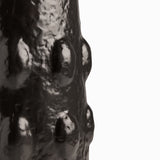 Jarrón canon negro 33cm