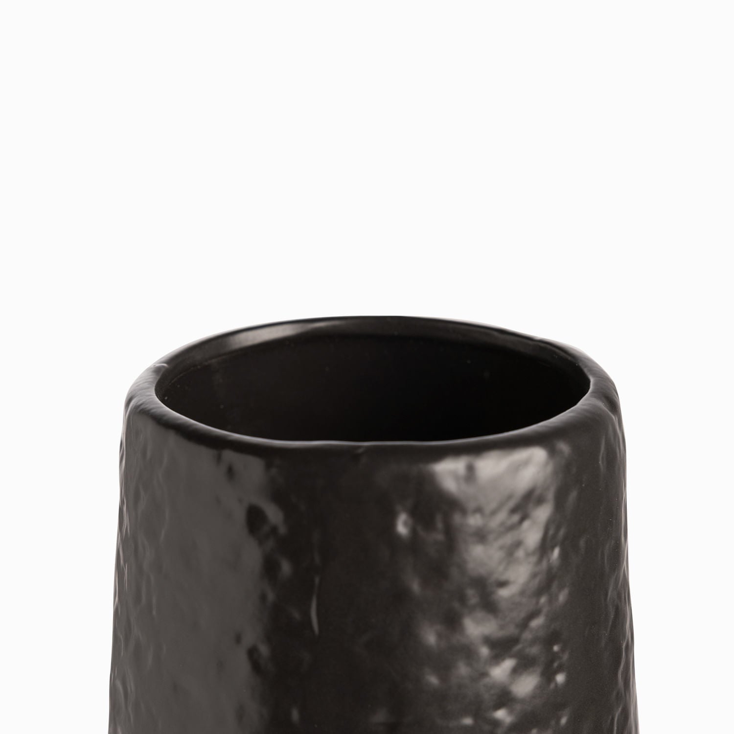 Jarrón canon negro 33cm