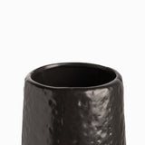 Jarrón canon negro 33cm