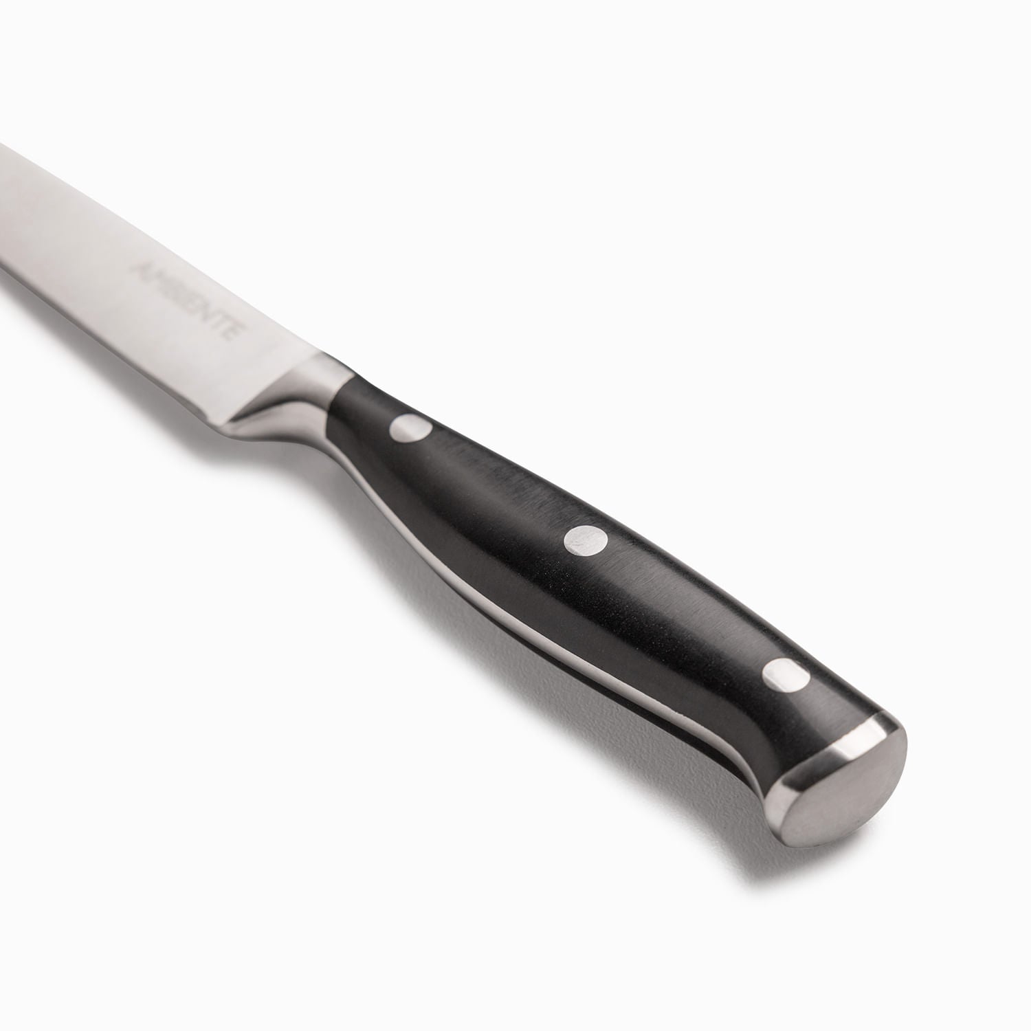 Cuchillo útil mango negro