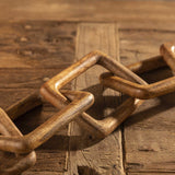 Cadena en madera cuadro