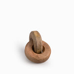Nudo en madera aros