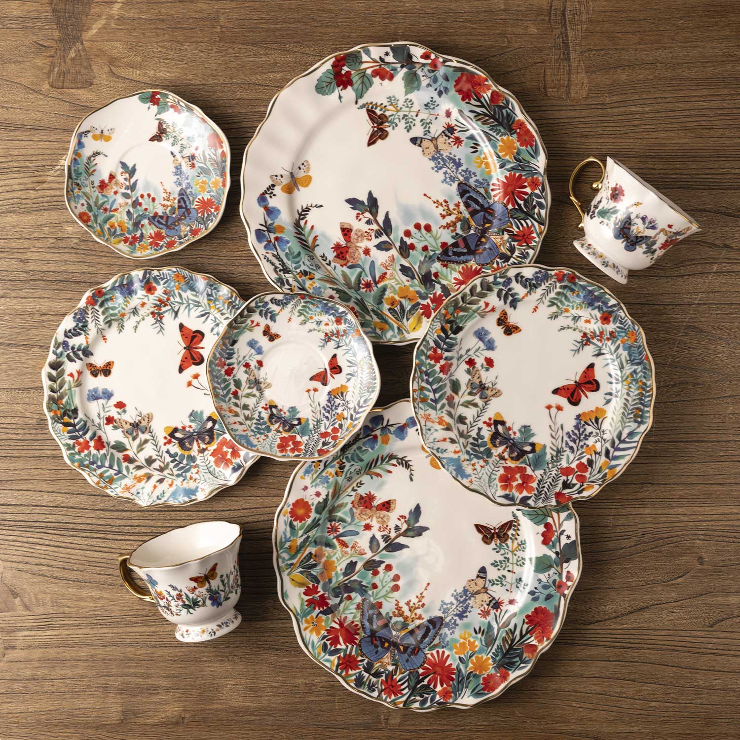 Plato principal Crisalia 27cm set x2