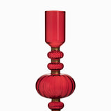 Candelabro luz de Noche Buena rojo 24.5cm