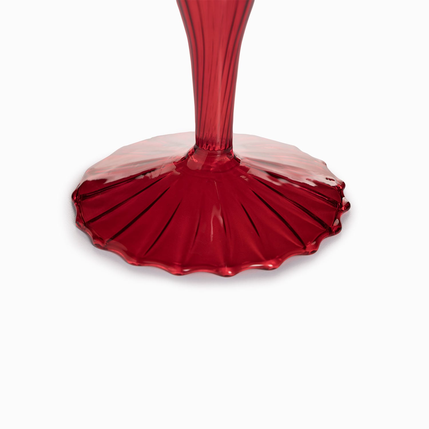 Candelabro luz de Noche Buena rojo 24.5cm