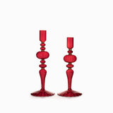 Candelabro luz de Noche Buena rojo 24.5cm