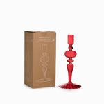 Candelabro luz de Noche Buena rojo 21.4cm