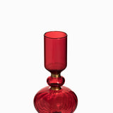 Candelabro luz de Noche Buena rojo 21.4cm