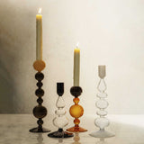 Candelabro contraste blanco 23cm