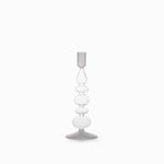 Candelabro contraste blanco 23cm