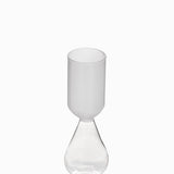 Candelabro contraste blanco 23cm