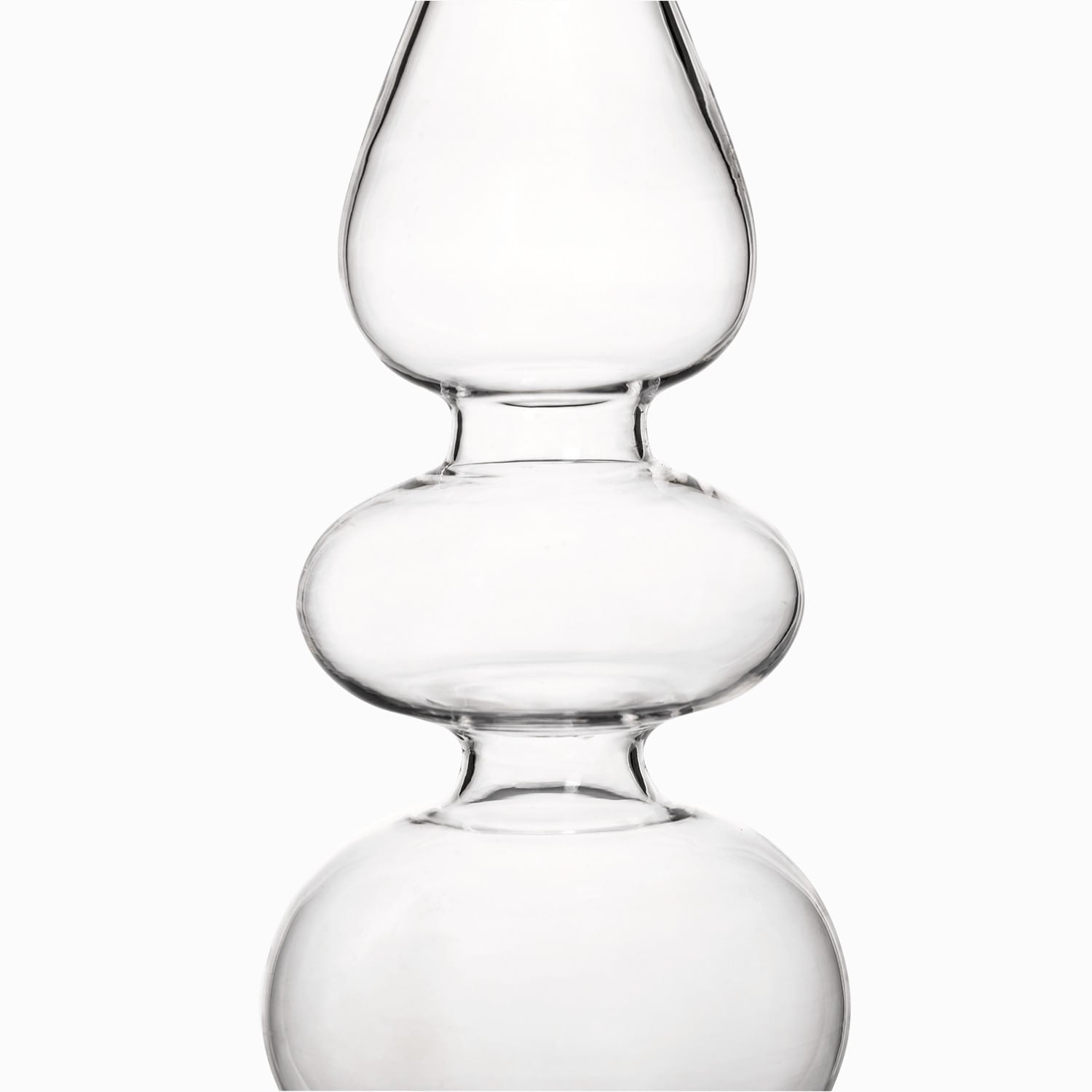 Candelabro contraste blanco 23cm