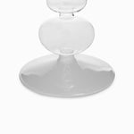 Candelabro contraste blanco 23cm