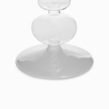 Candelabro contraste blanco 23cm