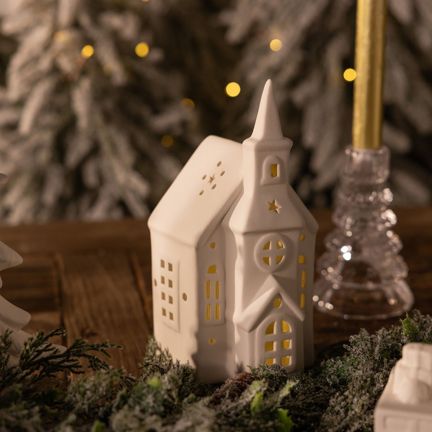 Casa navidad LED 20.8cm