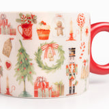 Mug navidad aro rojo