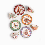 Taza y plato tesoro jungla tropical 8 piezas