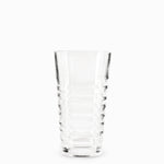 Vaso largo estriado