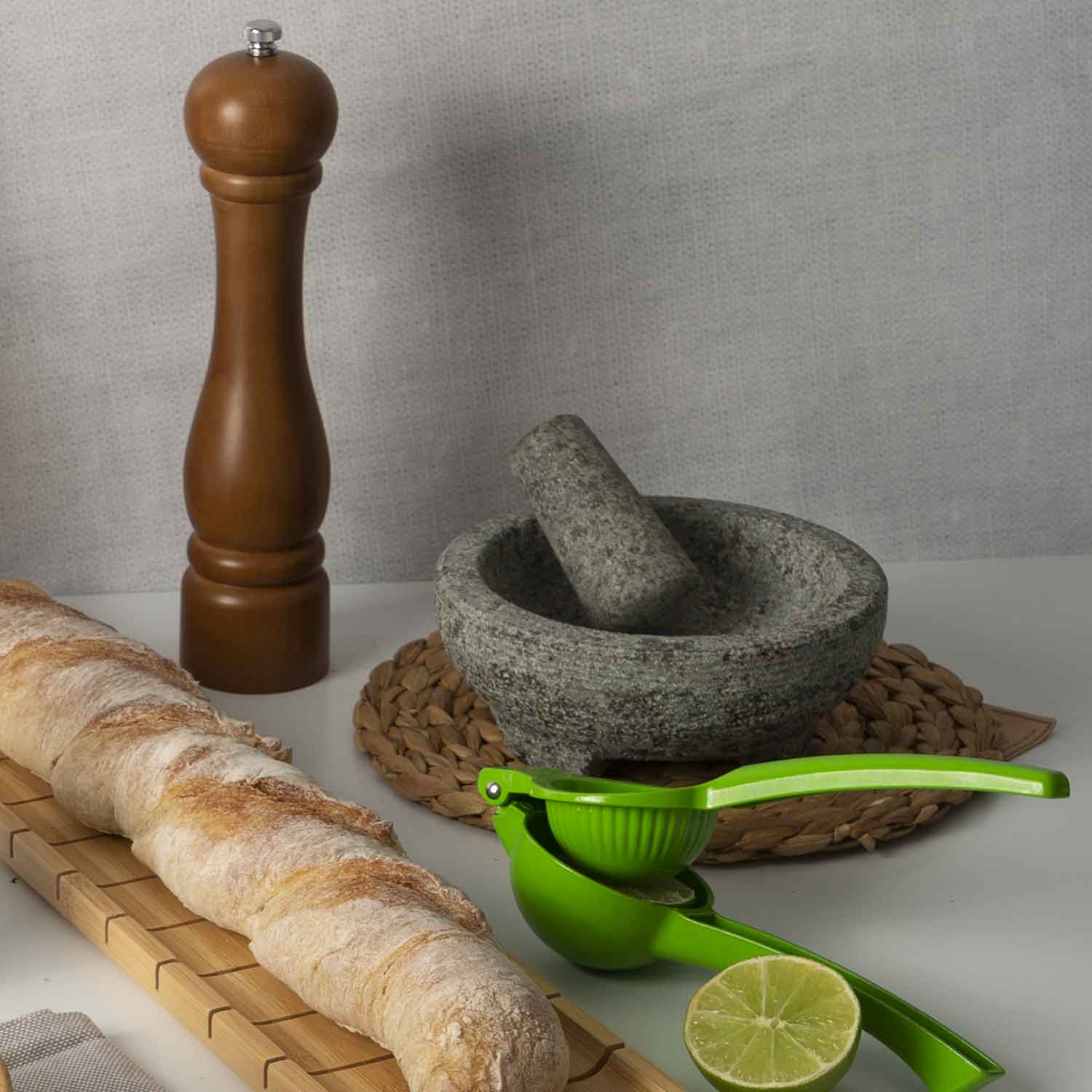 Mortero Mexicano 17 cm-2-AMBIENTE GOURMET MÉXICO