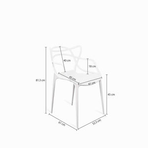 Silla York blanca