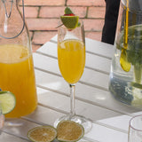 Copa champagne en acrílico