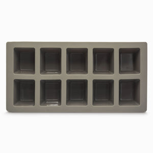 Cubeta hielo en silicona gris-2-AMBIENTE GOURMET MÉXICO