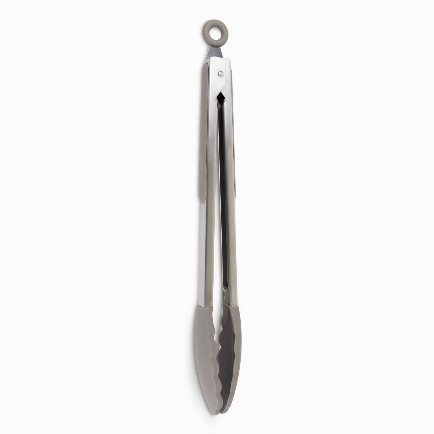 Pinza acero inoxidable y silicona 30 cm