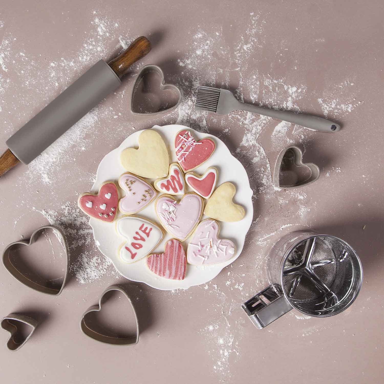 Mini brocha en silicona gris-2-AMBIENTE GOURMET MÉXICO