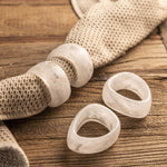 Aro para servilleta en resina blanca - Ambiente Gourmet México