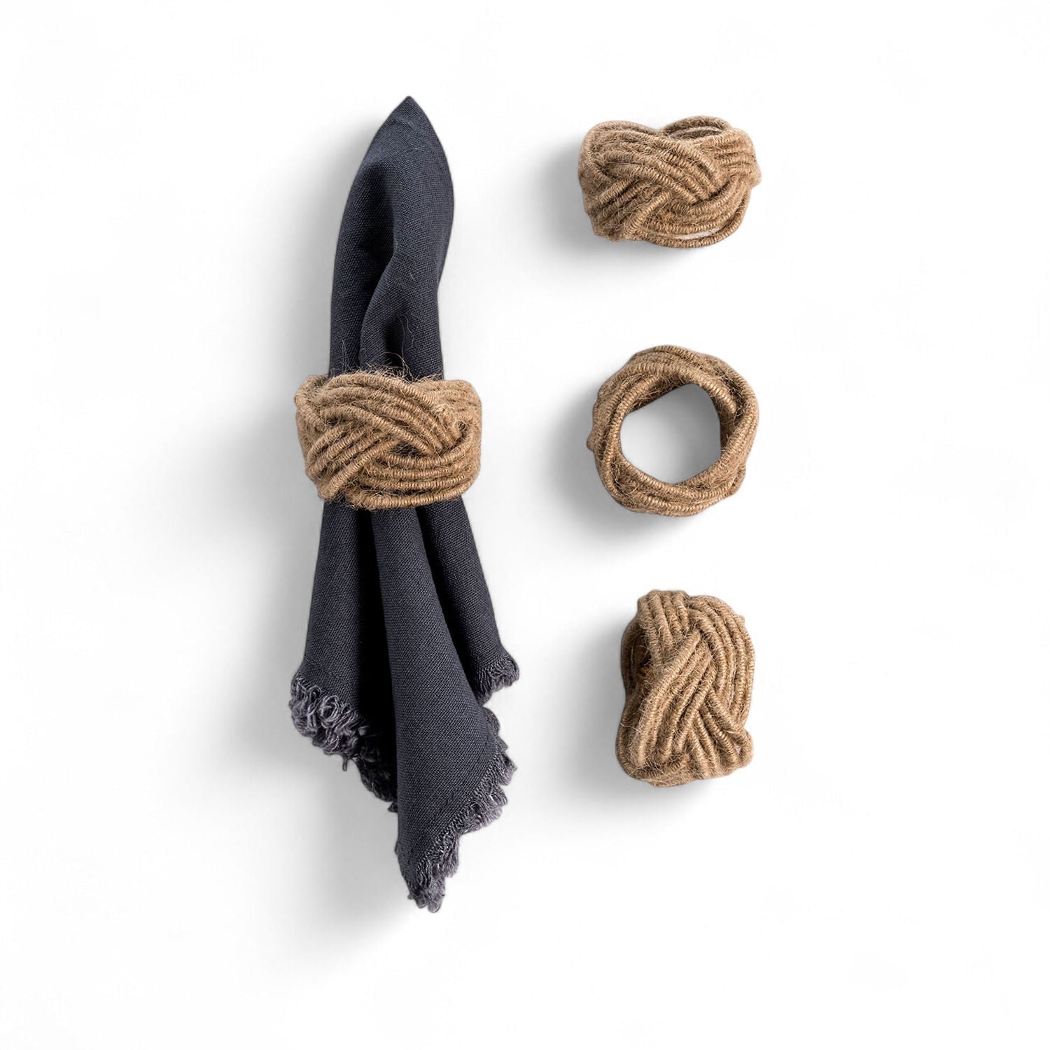 Aros de servilleta nudo setx4 - Ambiente Gourmet México