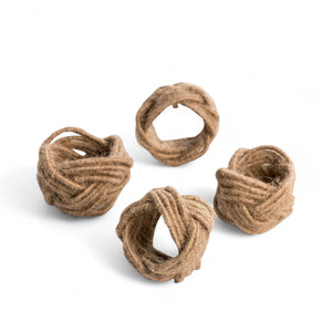 Aros de servilleta nudo setx4 - Ambiente Gourmet México