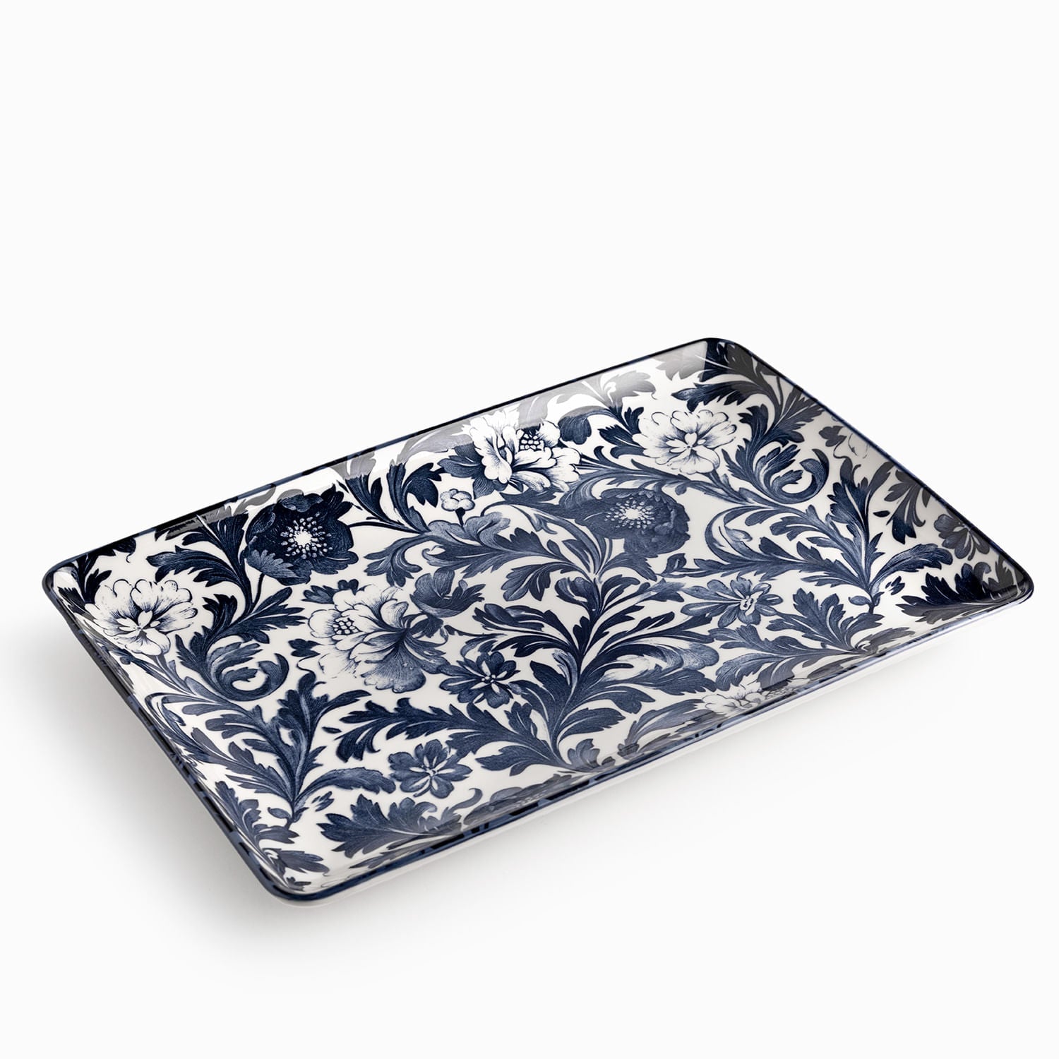 Bandeja jardín índigo 36x24cm - Ambiente Gourmet México