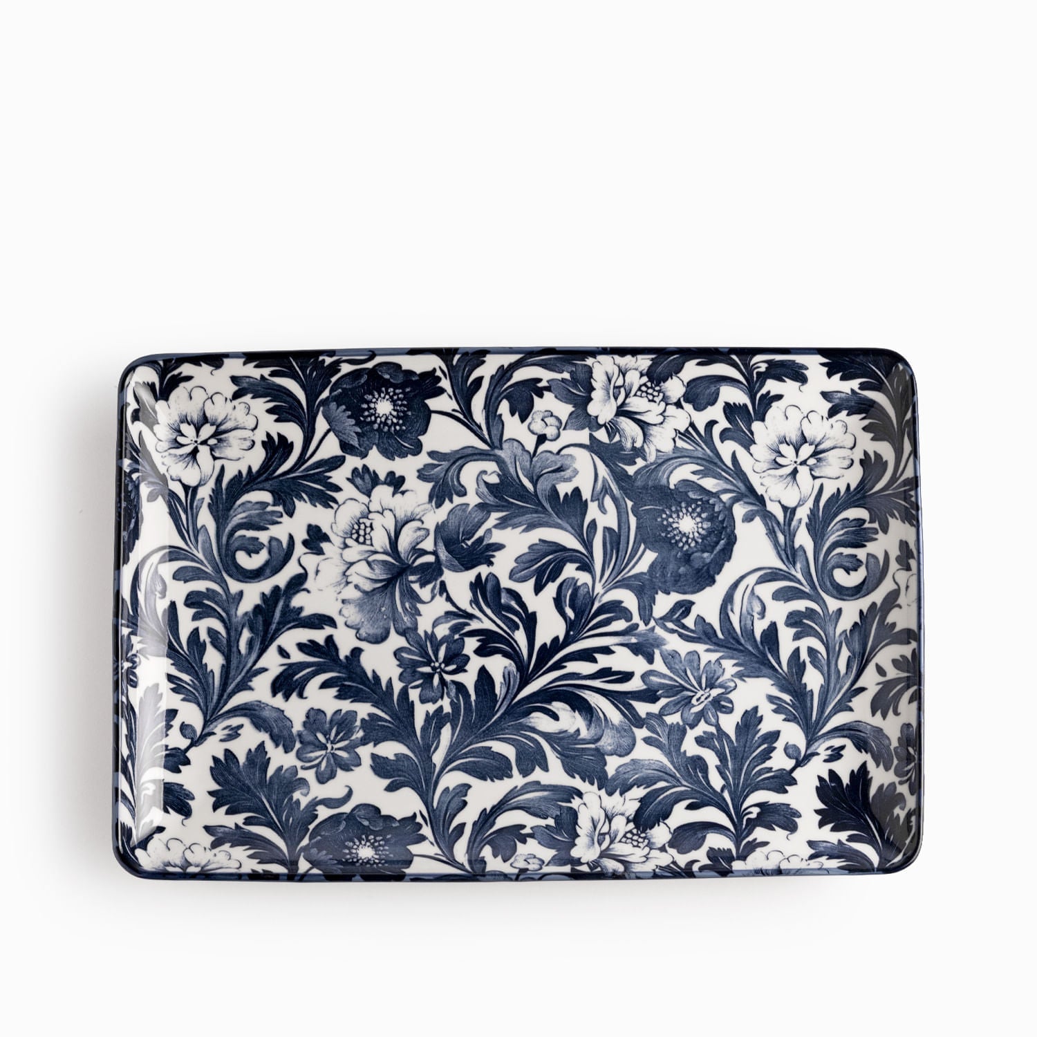 Bandeja jardín índigo 36x24cm - Ambiente Gourmet México