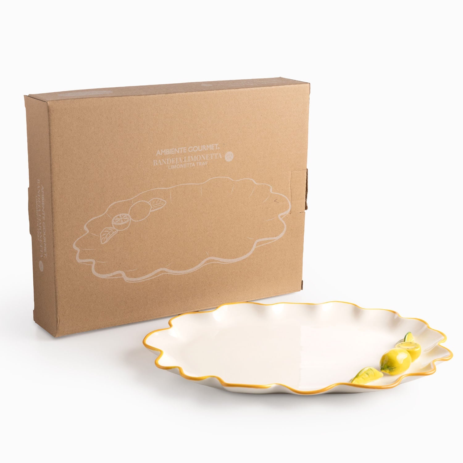 Bandeja Limonetta 30,5x22,5cm - Ambiente Gourmet México