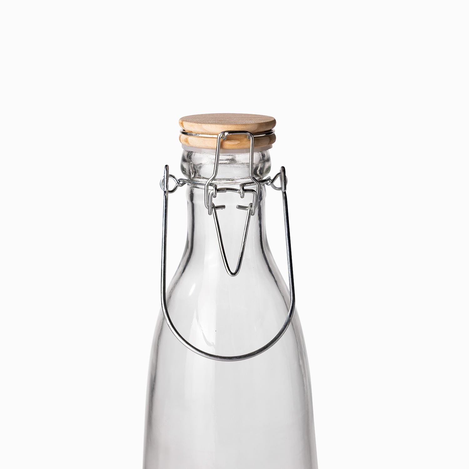 Botella Tapa Madera 1000Ml