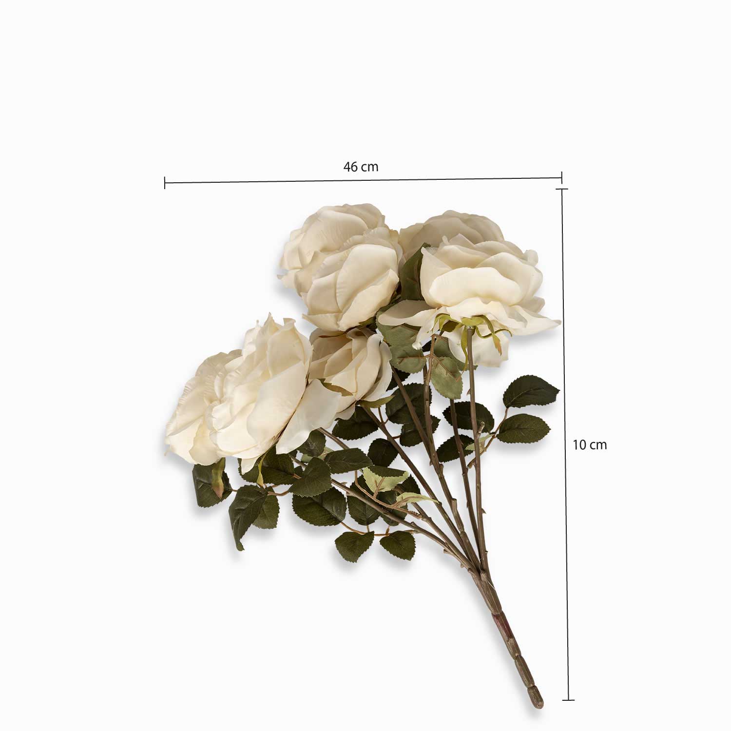 Bouquet Rosas crema - Ambiente Gourmet México