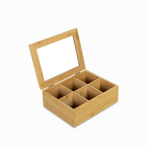 Caja para te en bambu - Ambiente Gourmet México