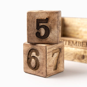 Calendario en madera - Ambiente Gourmet México