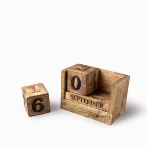 Calendario en madera - Ambiente Gourmet México