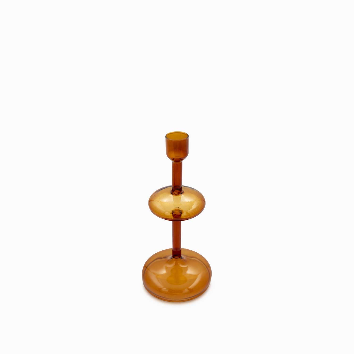 Candelabro Akri ambar pequeño