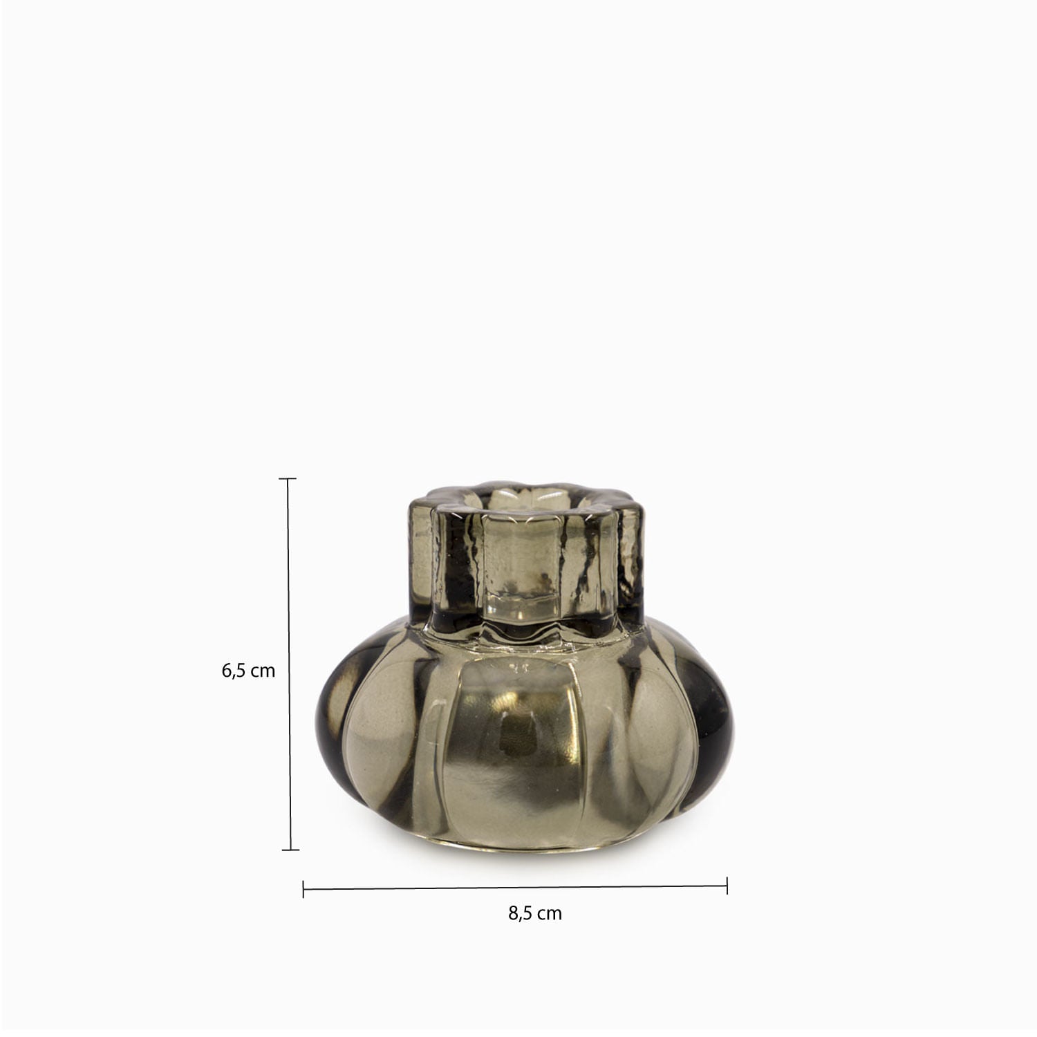 Candelabro Bonbon oliva