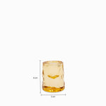 Candelabro Rocas ambar