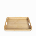 Charola en bambu grande 45x30cm