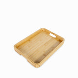 Charola en bambu mediana 38x27.8cm