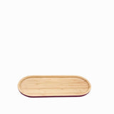 Charola en bambú oval 34cm