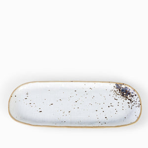 Charola gayra blanco 38x15cm - Ambiente Gourmet México