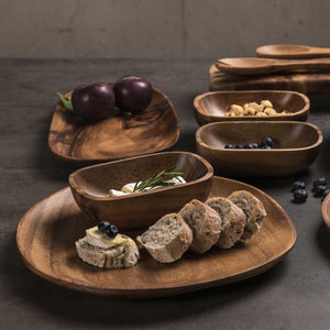 Charola irregular en acacia 30cm - Ambiente Gourmet México