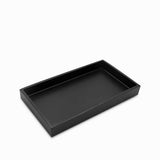 Charola para baño negro 25 cm