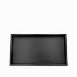 Charola para baño negro 25 cm