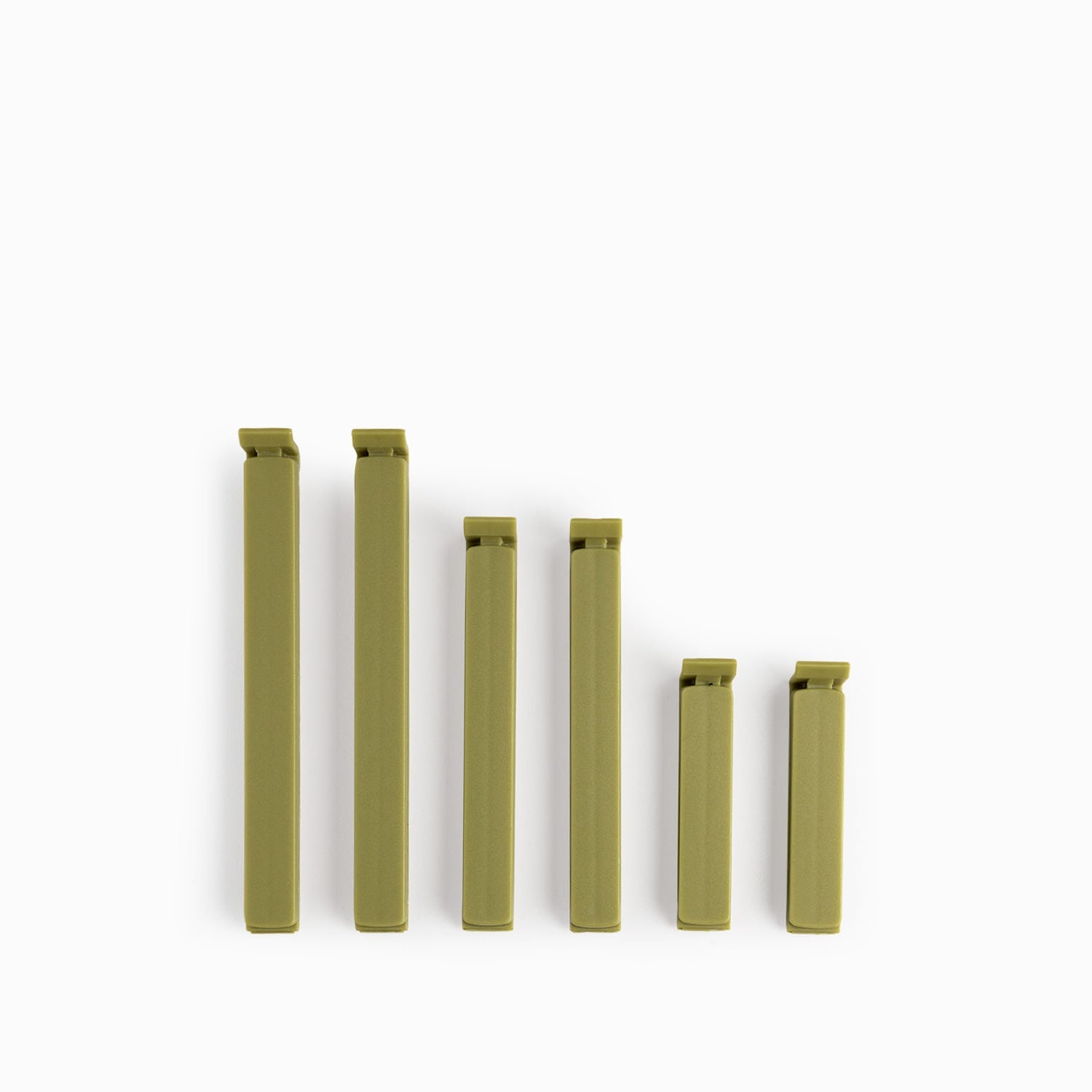 Clips Para Bolsas Verde Set X6 - Ambiente Gourmet México